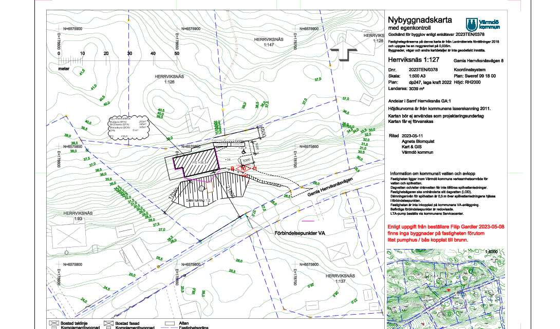Bygglovsritningar markplanering